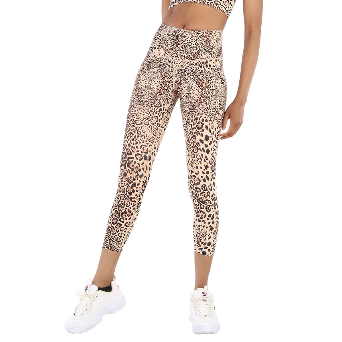 Lorna Jane Ladies Ocelot Print Excel Ankle Biter Leggings