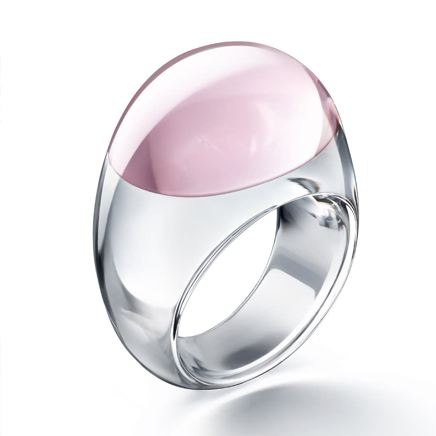 Baccarat TANGO Sterling Silver Crystal Ring 2810004 140$