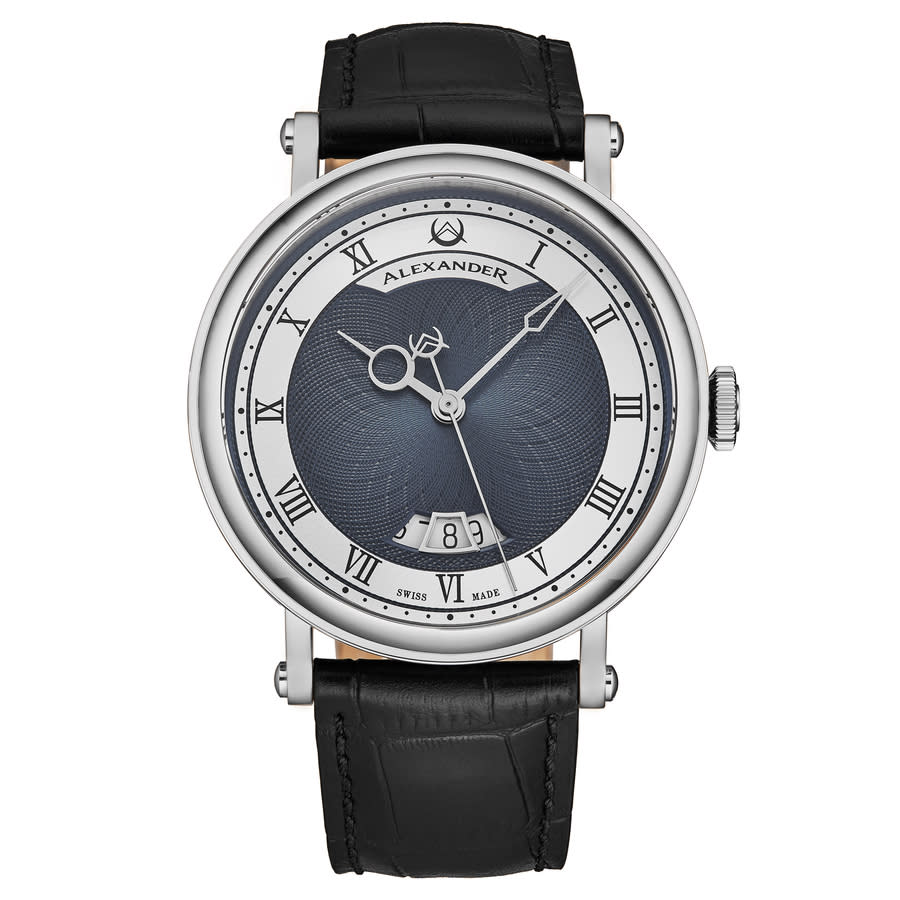 Alexander Alexander 2 Automatic Blue Dial Mens Watch A153-04 1256$