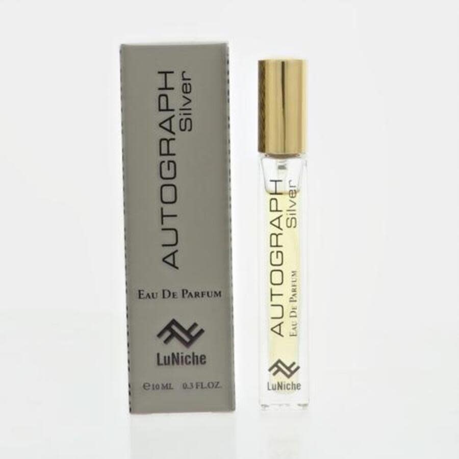 Luniche Mens Autograph Silver EDP Spray 0.34 oz Fragrances 850068869190
