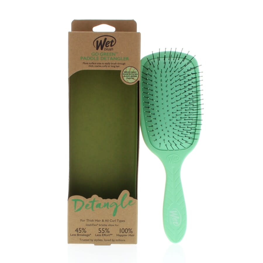 Wet Brush Go Green Paddle Detangler Green Hair Care 736658494662