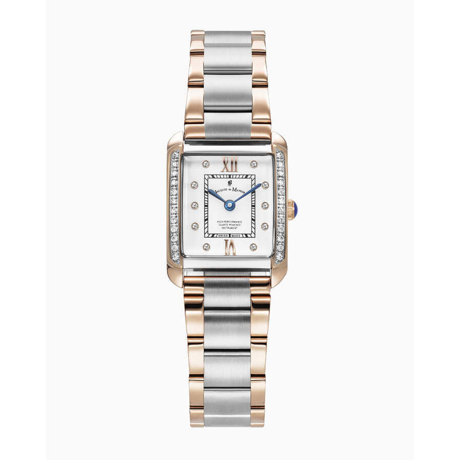 Jacques Du Manoir Emily Diamond White Dial Ladies Watch JWL05504