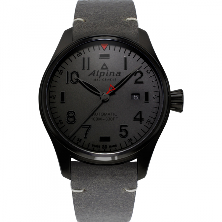 Alpina Startimer Automatic Grey Dial Mens Watch AL-525GG4FBS26
