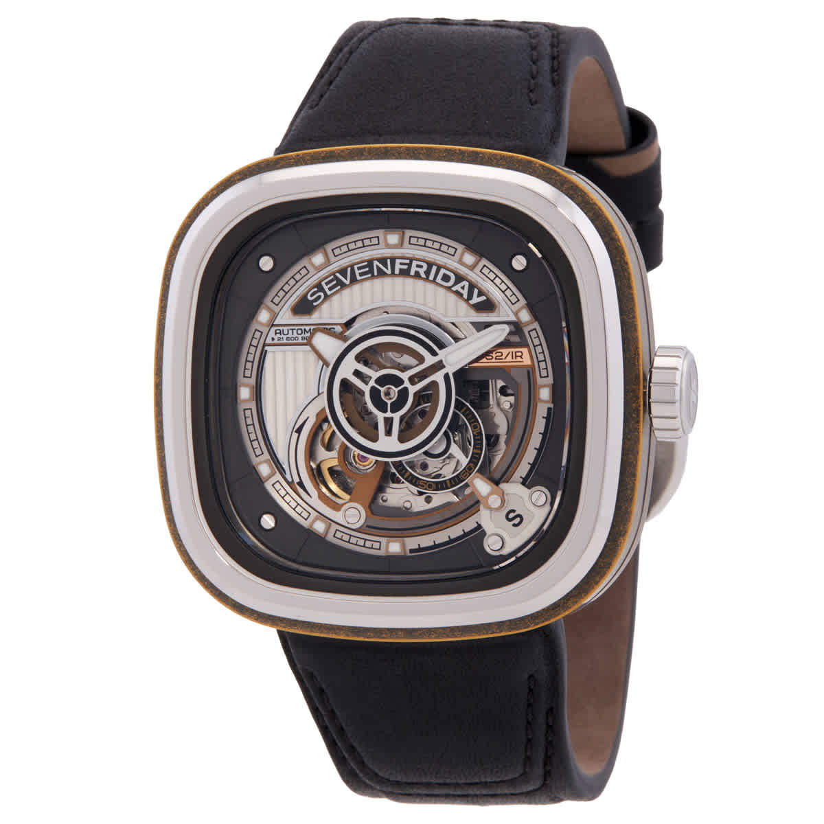 SevenFriday P-Series Skeleton Diamond Automatic Watch PS2/01