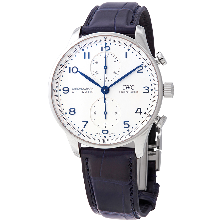 Pre-owned IWC Portugieser Chronograph Automatic Silver Dial Watch IW371605 6495$