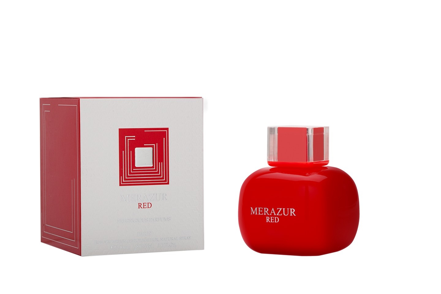 Prestigious Parfums Ladies Merazur Red EDP Spray 3.3 oz Fragrances 3551440556048