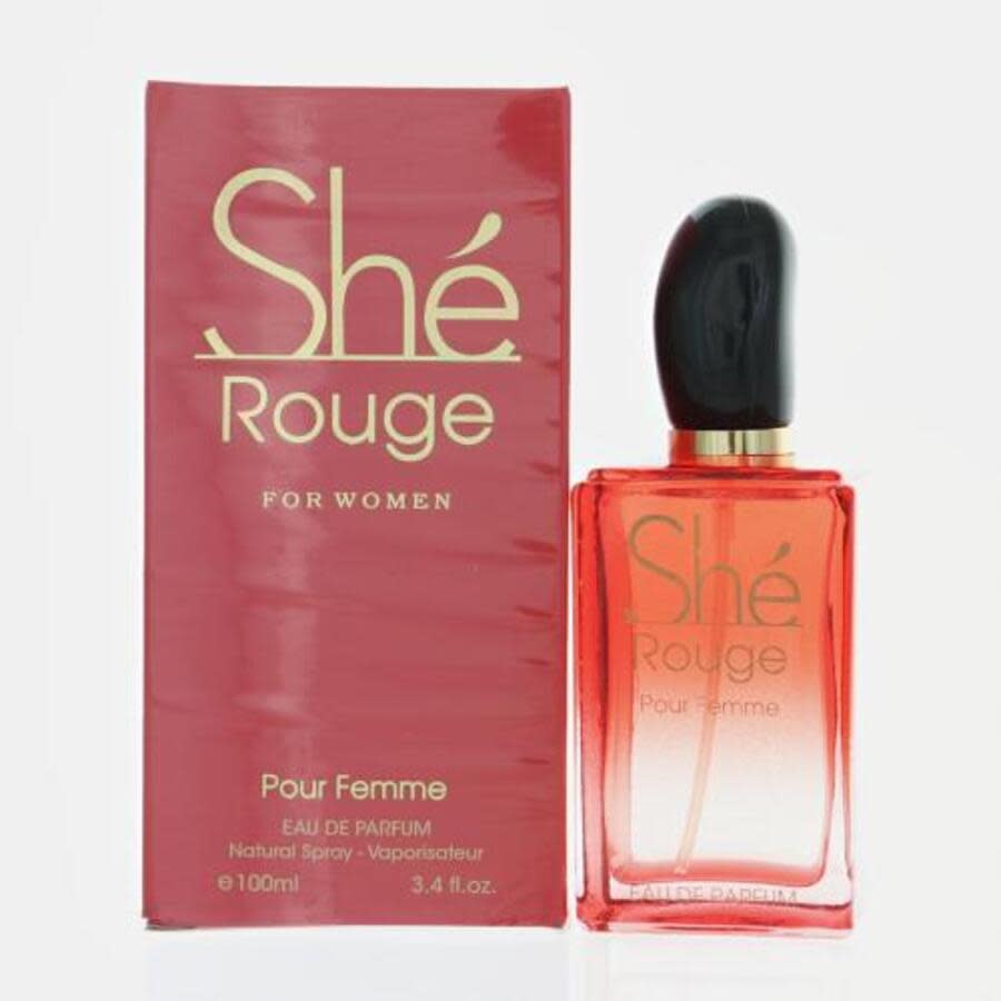 Fragrance Couture Ladies She Rouge EDP 3.4 oz Fragrances 8439627598959