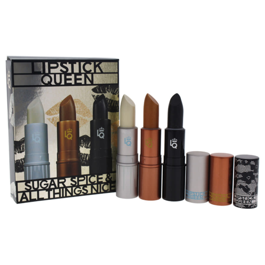 Sugar Spice & All Things Nice Trio by Lipstick Queen for Women - Pc Set .oz Ice Queen Lipstick, .oz