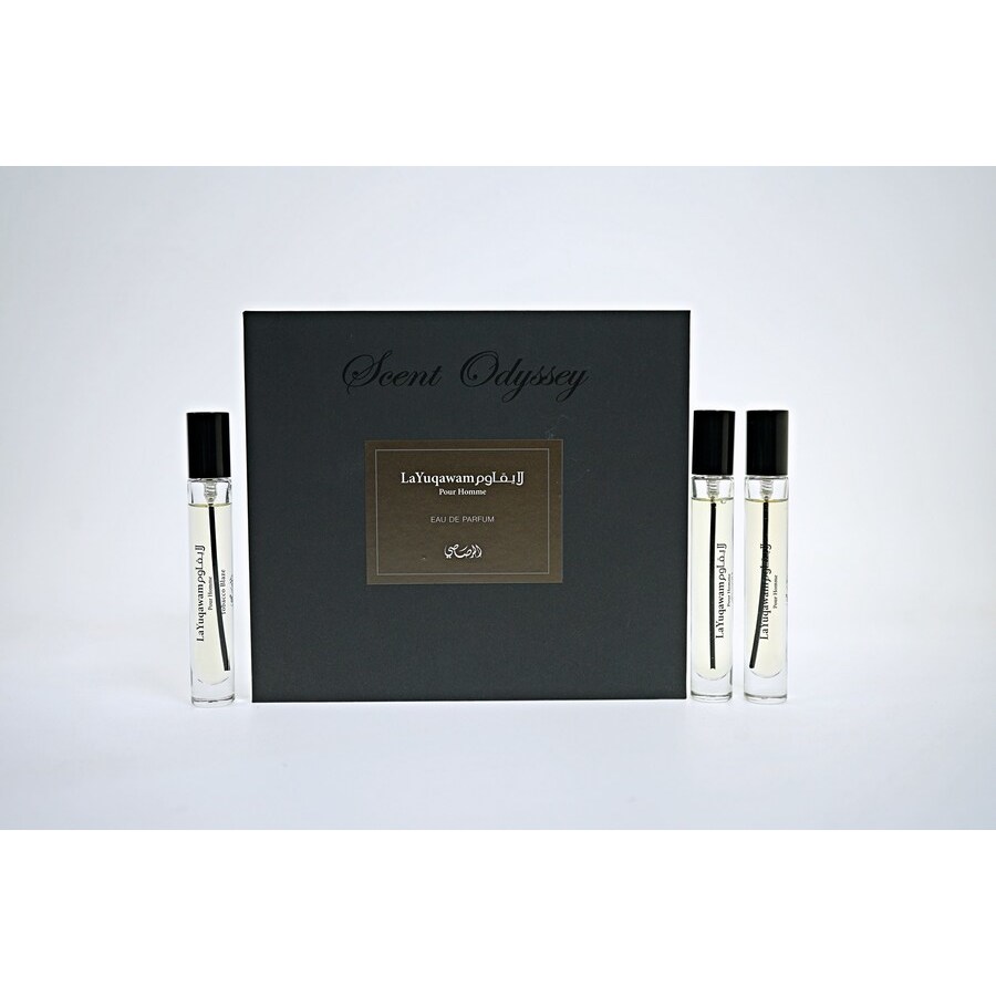 Rasasi Mens Scent Odyssey La Yuqawam Gift Set Fragrances 614514333112