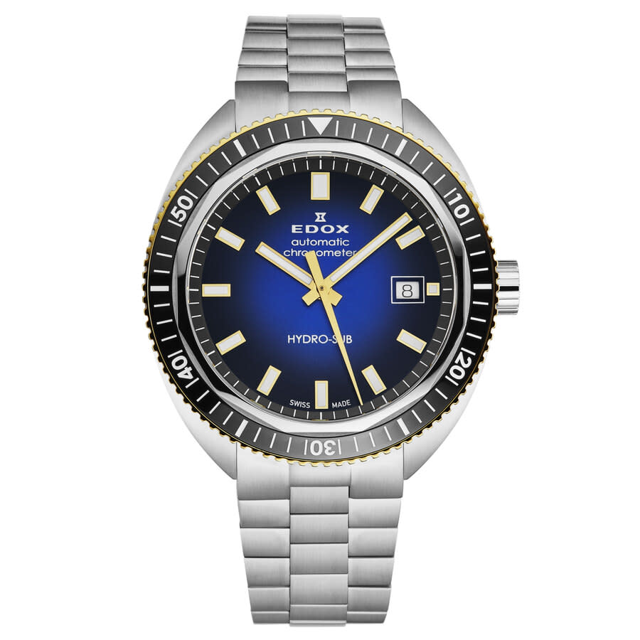 Edox Hydro-Sub Black Dial Mens Watch 80128 357JNM BUDD