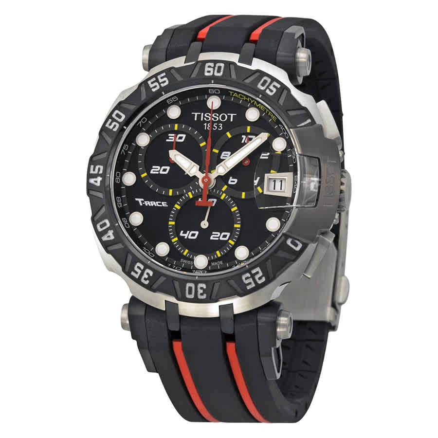 Tissot T-Race Stefan Bradl Chronograph Black Dial Mens Watch T0924172705100 597$