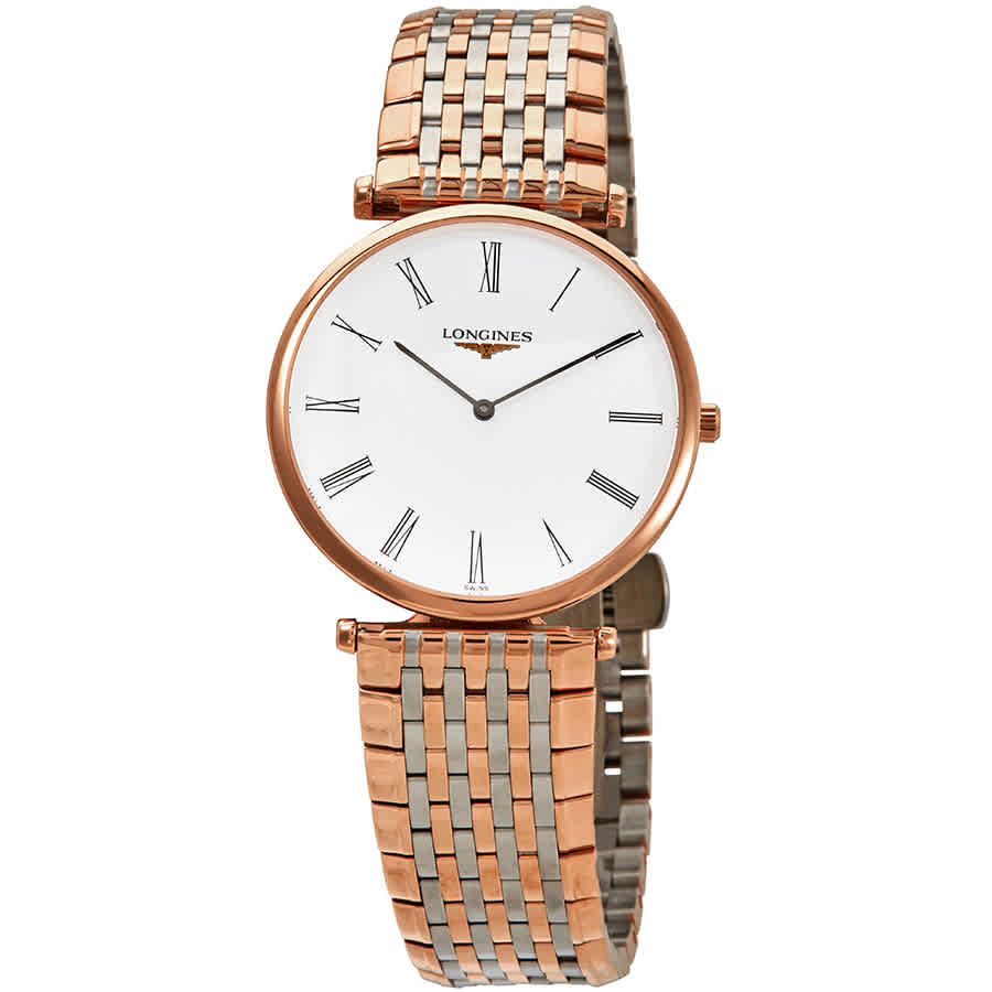 Longines La Grande Classique White Dial Rose Gold-tone Ladies Watch L47091217 926$
