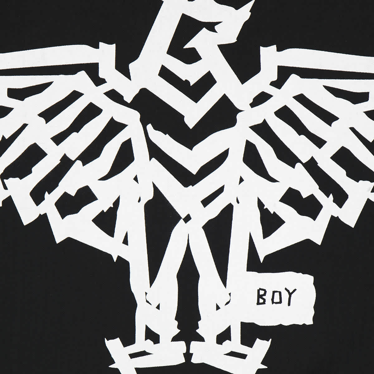 Boy London Boy Backprint Tape Eagle Cotton Sweatshirt | eBay