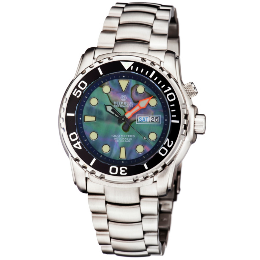 Deep Blue Pro Sea Diver II Automatic Mens Watch PSD1KABLONE