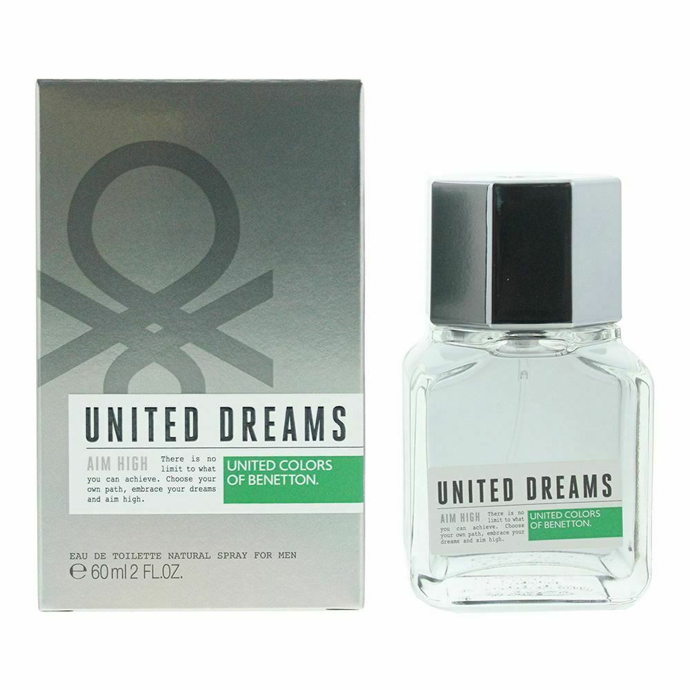 Benetton Mens United Dreams Aim High EDT 2.0 oz Fragrances 8433982002274