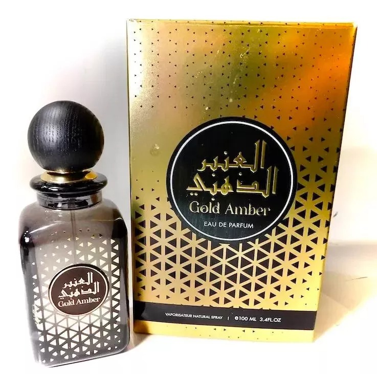 Risala Mens Gold Amber EDP Spray 34 oz Fragrances 6294015167658 15$