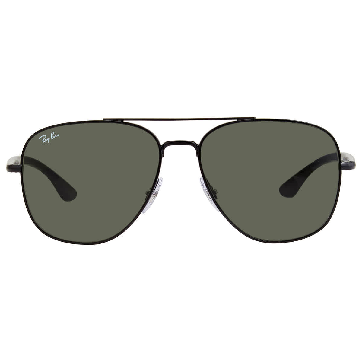 Ray-Ban Unisex Sunglass RB3683 - Frame color: Black, Lens color: G-15 Green