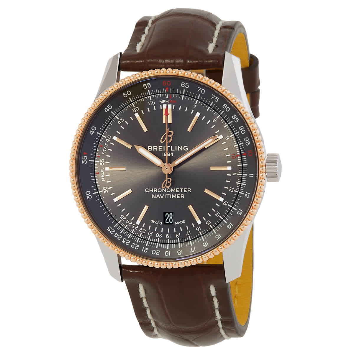 Breitling Navitimer 41 Automatic Grey Dial Mens Watch U17326121M1P1