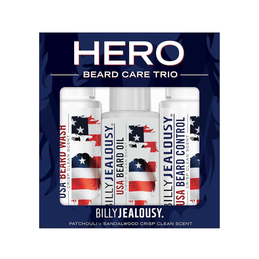 Billy Jealousy Mens Hero Beard Trio Kit Gift Set Bath & Body 816050022578