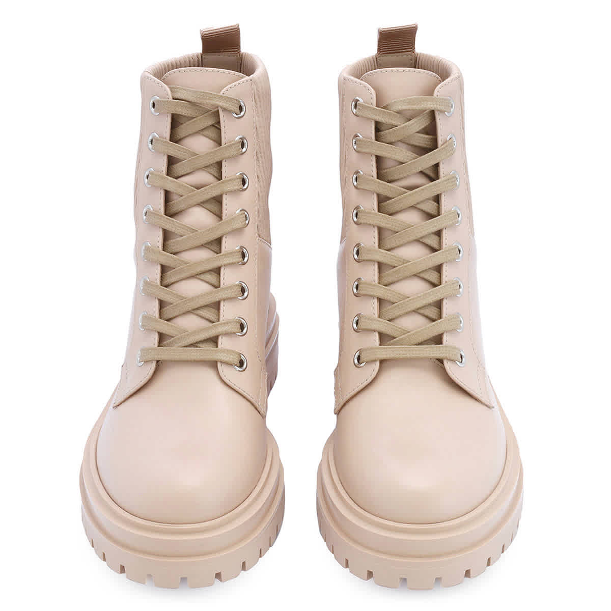 Gianvito Rossi Ladies Mousse/Mousse Martis 20 Combat Boots | eBay