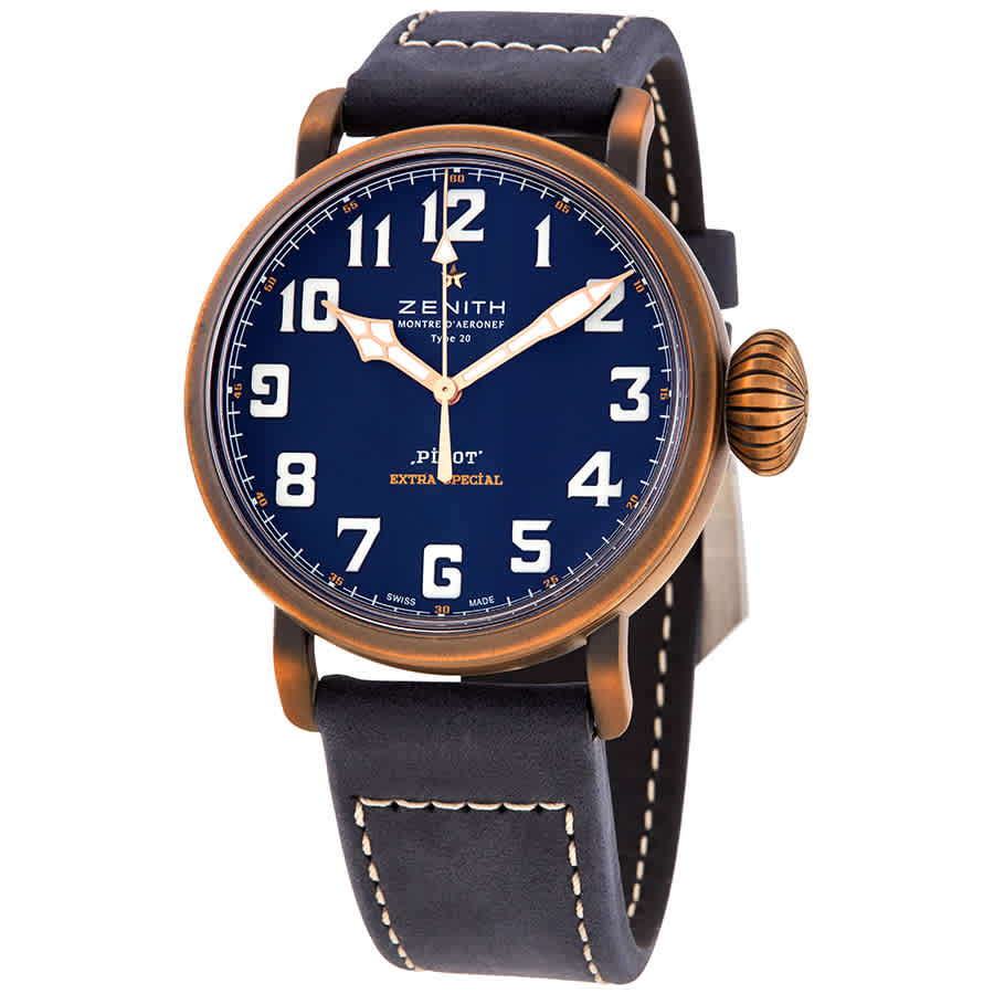 Zenith Pilot Type 20 Automatic Blue Dial Mens Watch 29243067957C808 5150$