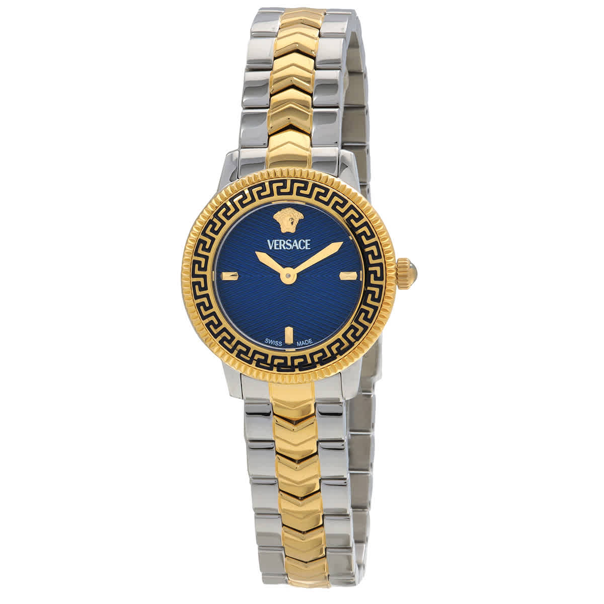 Versace V-Icon Quartz Blue Dial Ladies Watch VEUCA0524 303$