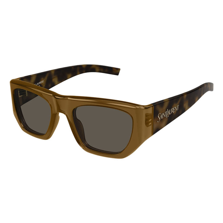Saint Laurent Ladies Black Square Sunglasses SL740 002