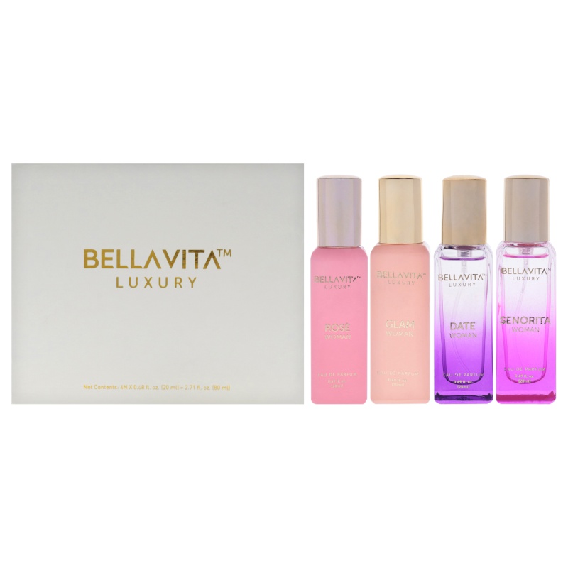 Bellavita Ladies Mini Set 4pcs EDP Gift Set Fragrances 8904512100475