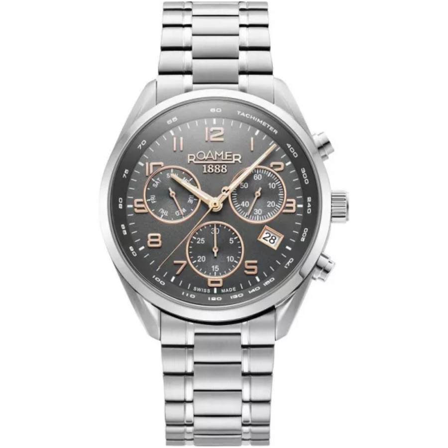 Roamer Pro Chrono Grey Dial Mens Watch 993819 41 54 20