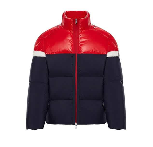 moncler colorblock puffer