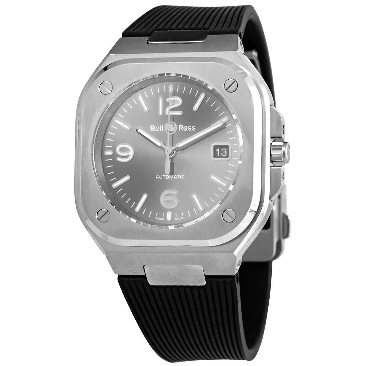 Bell and Ross BR 05 Automatic Grey Dial Mens Watch BR05A-GR-ST/SRB