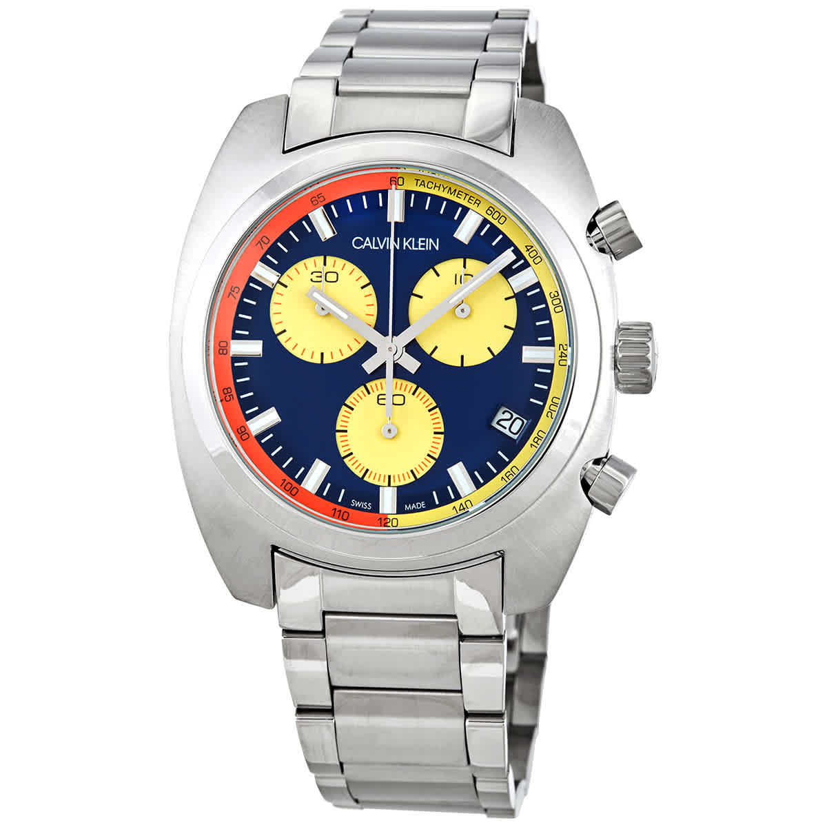 Calvin klein blue dial watch clearance