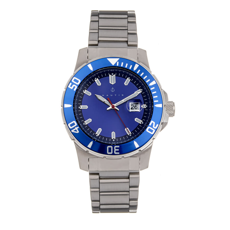 Nautis Admiralty Pro 200 Quartz Blue Dial Mens Watch GL2008-E