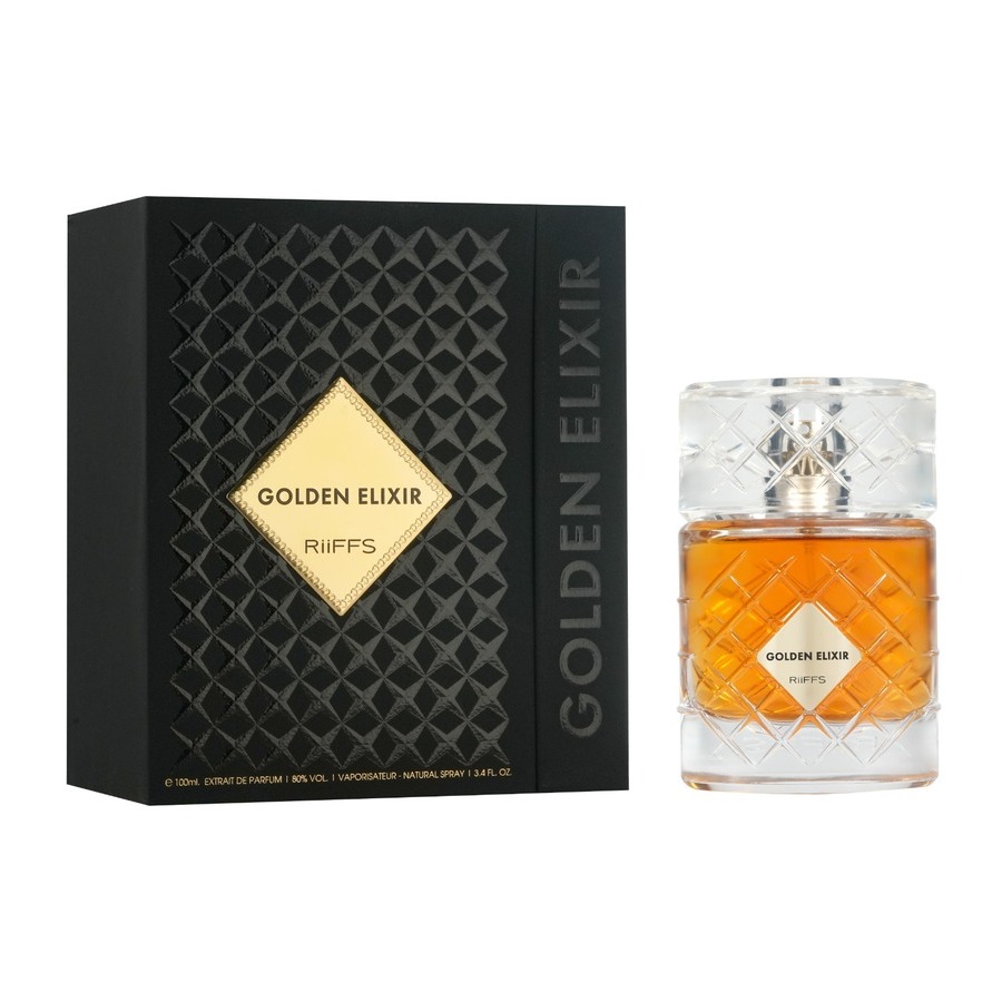 Riiffs Mens Golden Elixir EDP Spray 3.4 oz Fragrances 6297001574041