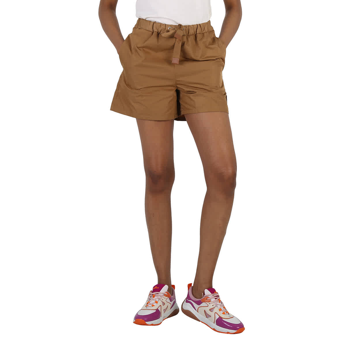 Ladies tan shorts clearance