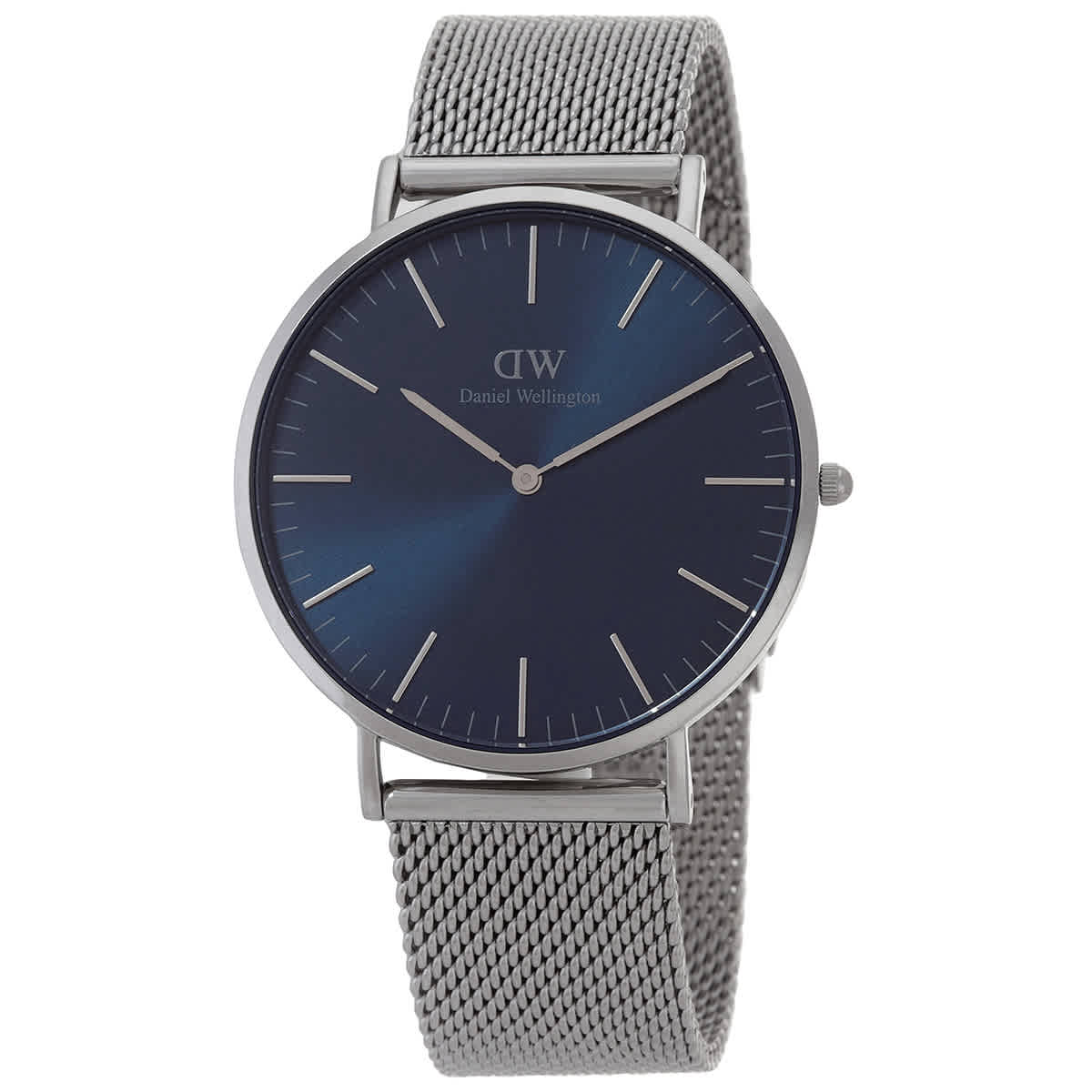 Daniel Wellington Classic Mesh Arctic Quartz Blue Dial Mens Watch DW00100628 118$