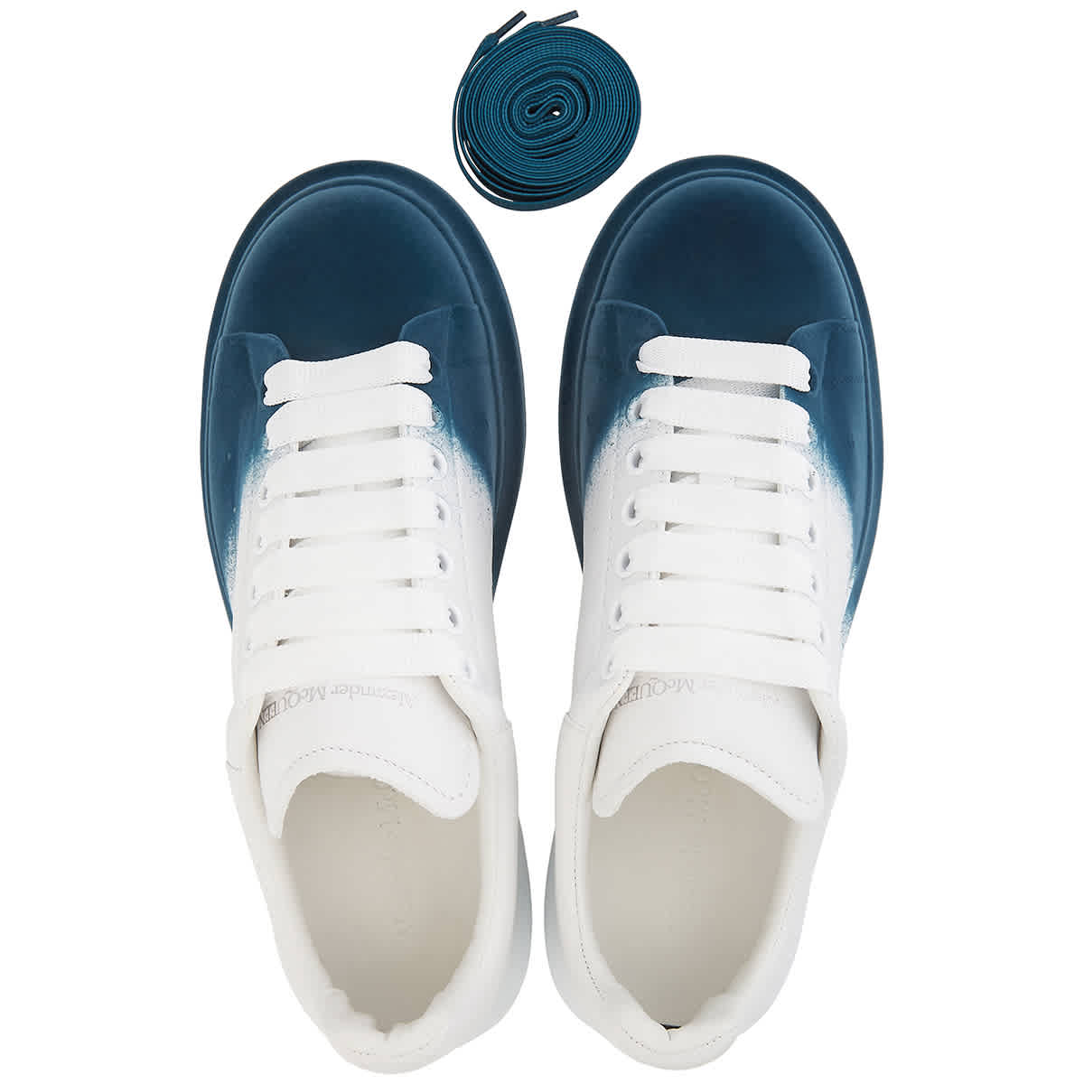 Reload Bicolor mid-cut sneakers in leather