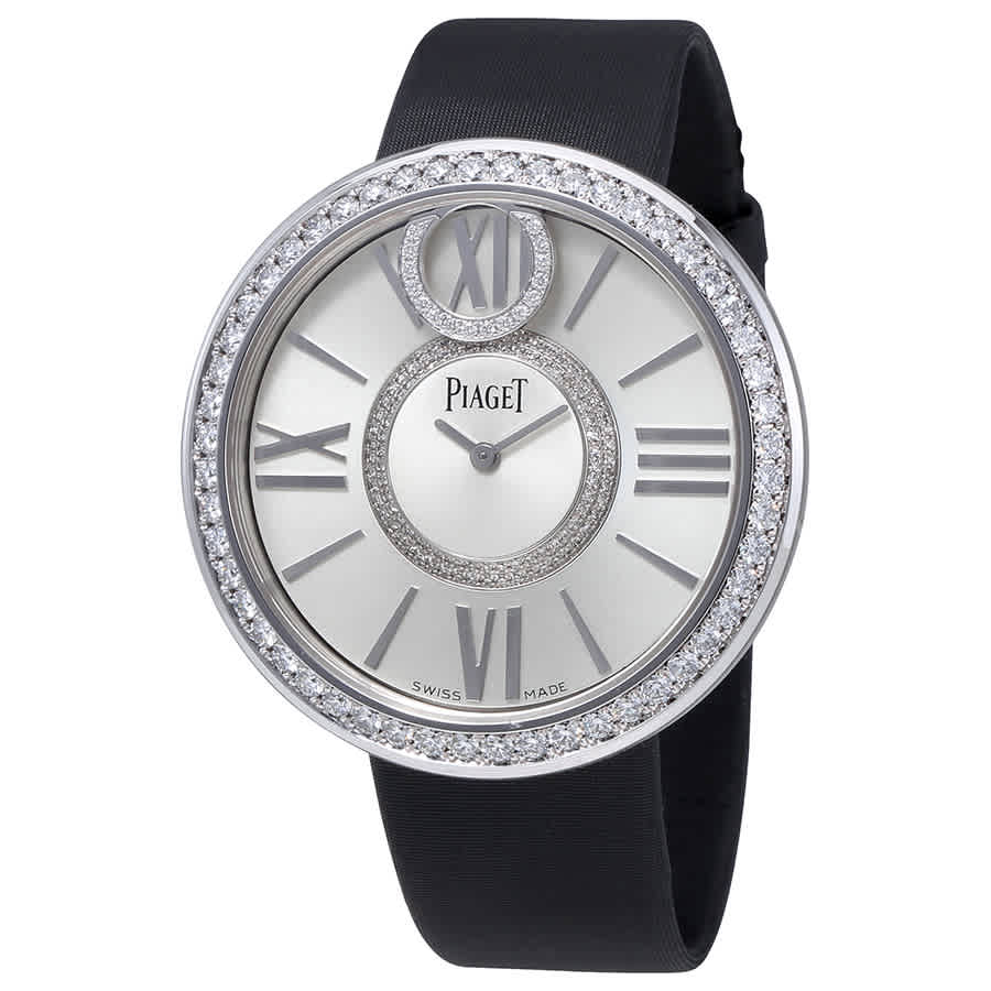 Piaget Limelight Dancing Light Silver Dial Satin Strap Ladies Watch G0A36156 33495$