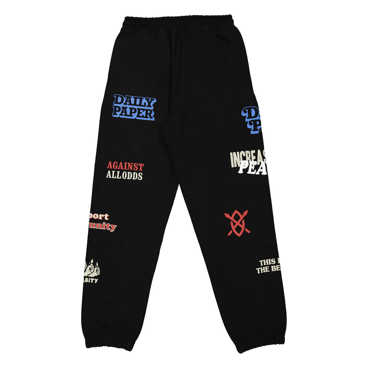 Slogan Printed Activewear Track Pants