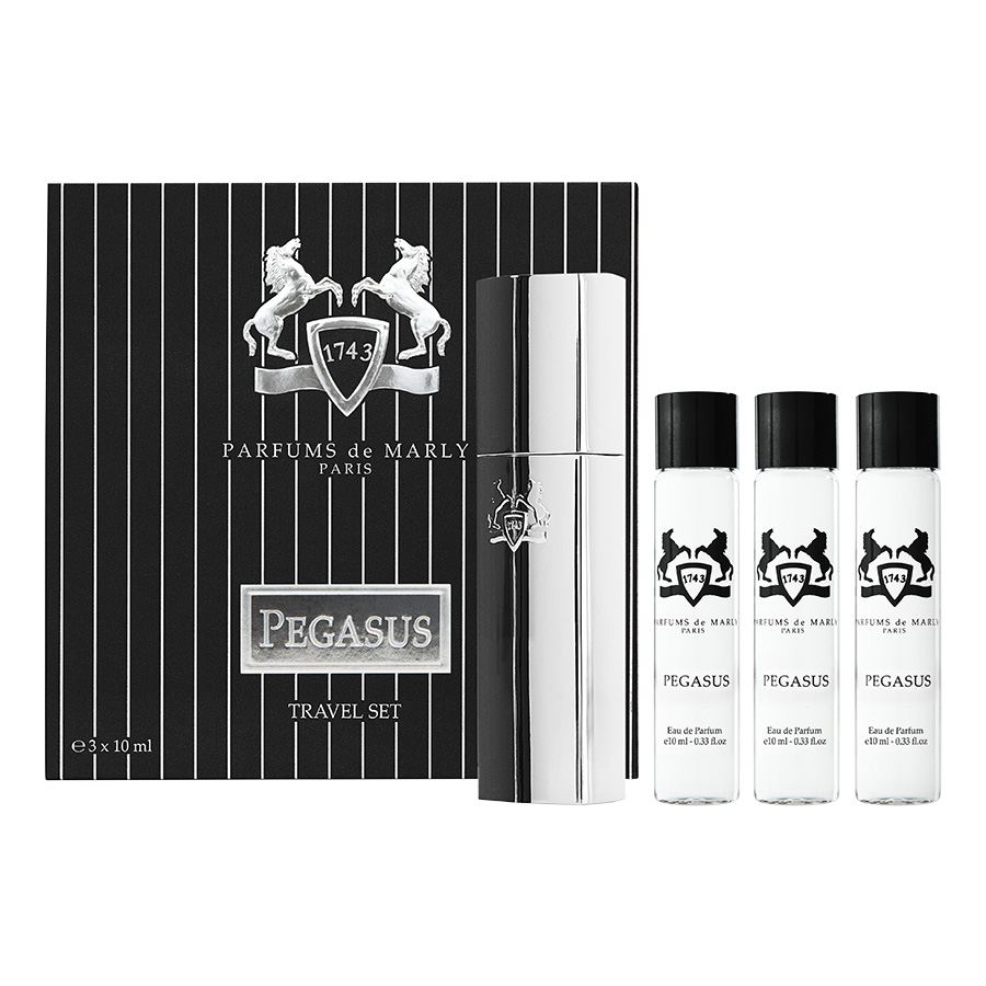 Parfums De Marly Pegasus 4 Pcs Set For Men Case 3 x 033 oz Eau De Parfum 122$