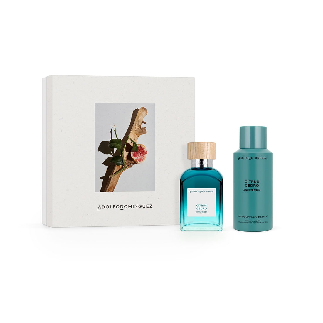 Adolfo Dominguez Mens Agua Fresca Citrus Cedro Gift Set Fragrances 8410190634800 83$