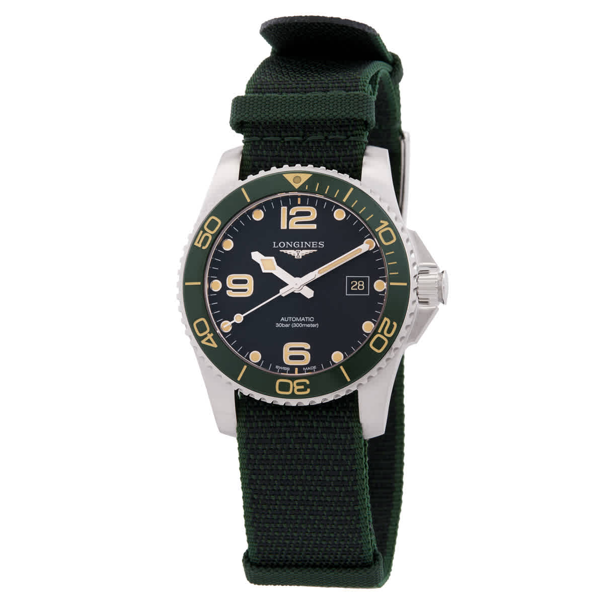 Longines Hydroconquest Automatic Grey Dial Mens Watch L37814052 1450$