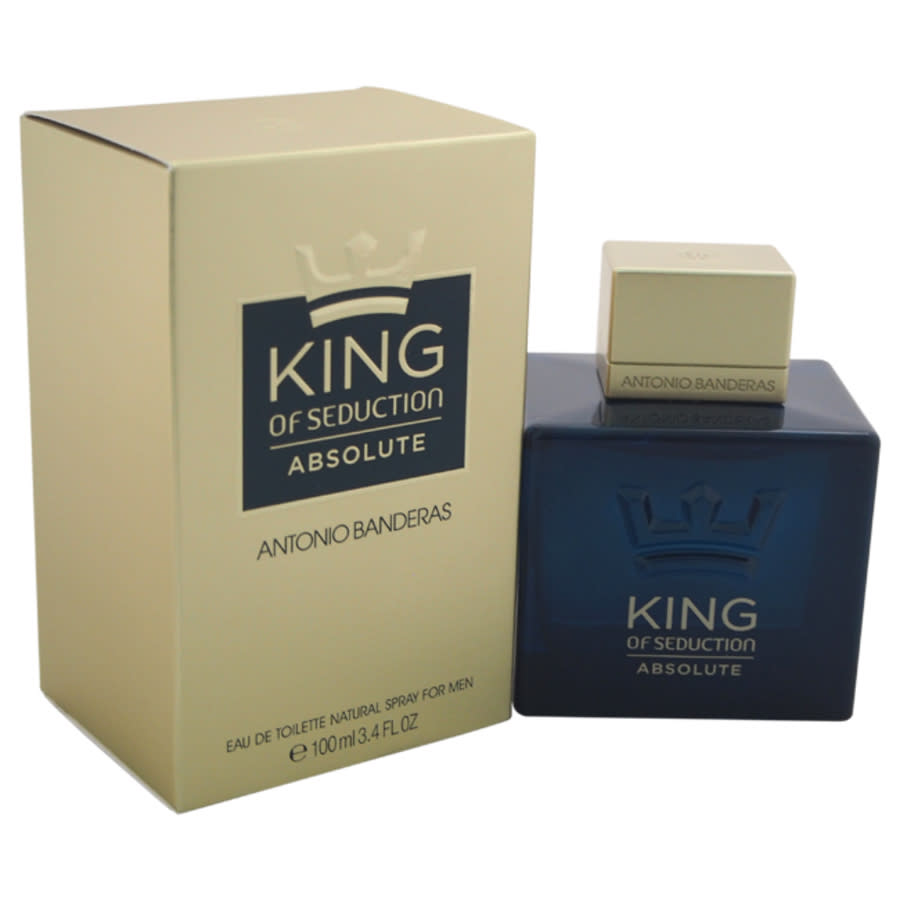 Antonio Banderas Mens King Of Seduction Absolute EDT Spray 3.4 oz Fragrances 8411061813973