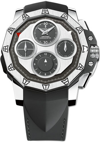 Pre-owned Corum Admirals Cup Seafender Chronograph Grey Dial Mens Watch 987980040061 AN04 3825$
