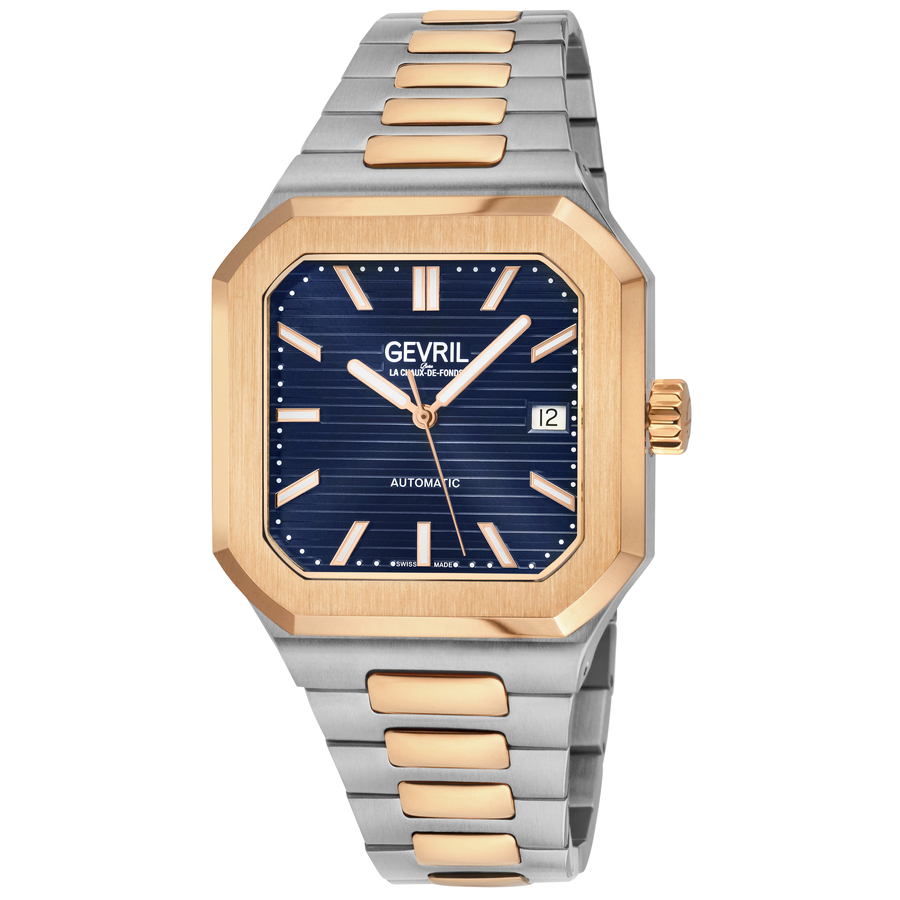 Gevril Grand Concourse Automatic Blue Dial Mens Watch 41303B 758$
