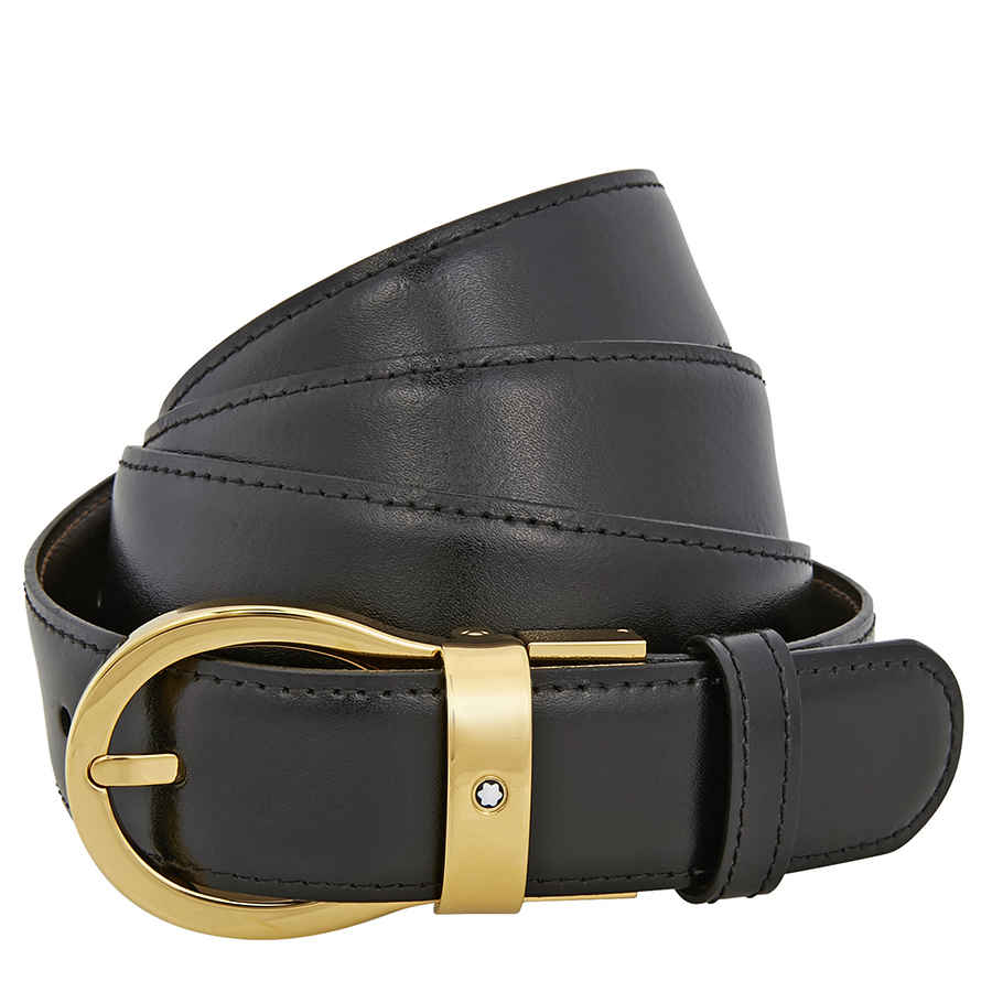 Montblanc Classic Reversible Leather Belt 38579, Brand Size 47 ...