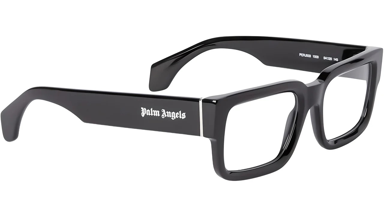 Palm Angels Demo Square Unisex Eyeglasses PERJ003 1000 54