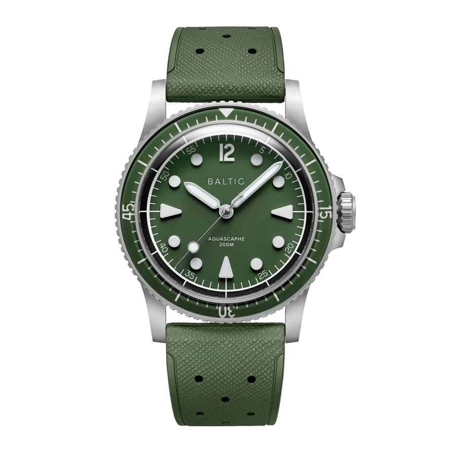 Baltic Aquascaphe Mk2 Automatic Green Dial Mens Watch AQUAMK2GREEN37 710$