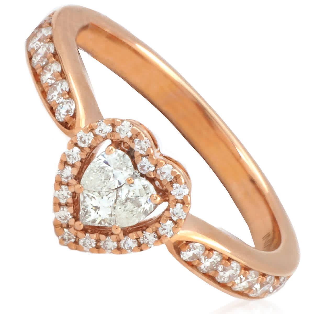 Salvini Magia 18k Rose Gold 045 CT Diamond Ring Size 13 778$