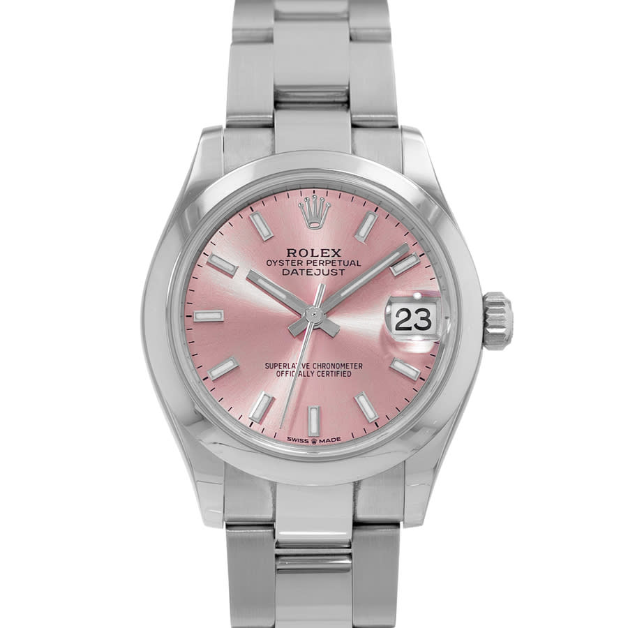 Preowned Rolex Datejust 31 Automatic Chronometer Pink Dial Ladies Watch 278240 PSO